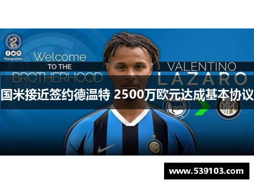 国米接近签约德温特 2500万欧元达成基本协议